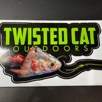 Cut Shad Head Decal – Twisted Cat Outdoors Edition